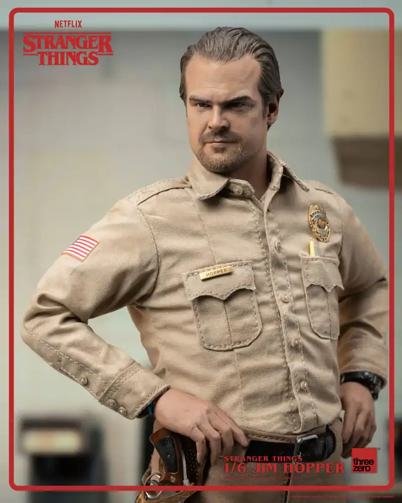 Stranger Things 1/6 Jim Hopper (Season 1) akciófigura 32 cm termékfotó
