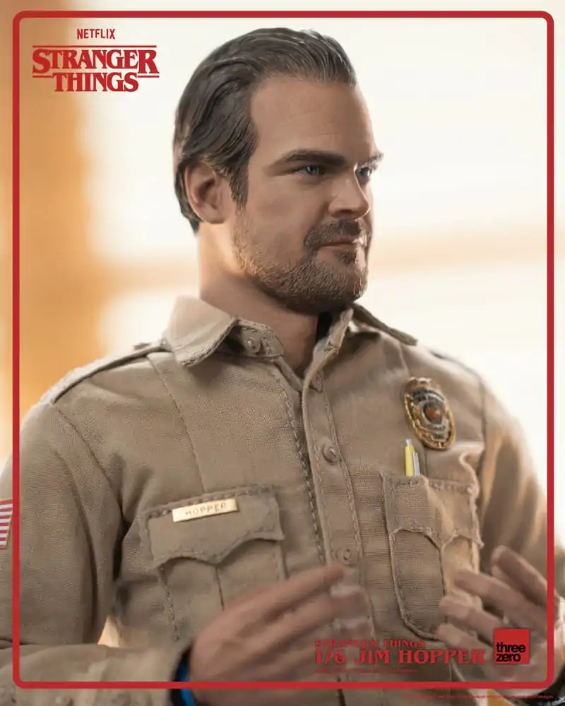 Stranger Things 1/6 Jim Hopper (Season 1) akciófigura 32 cm termékfotó