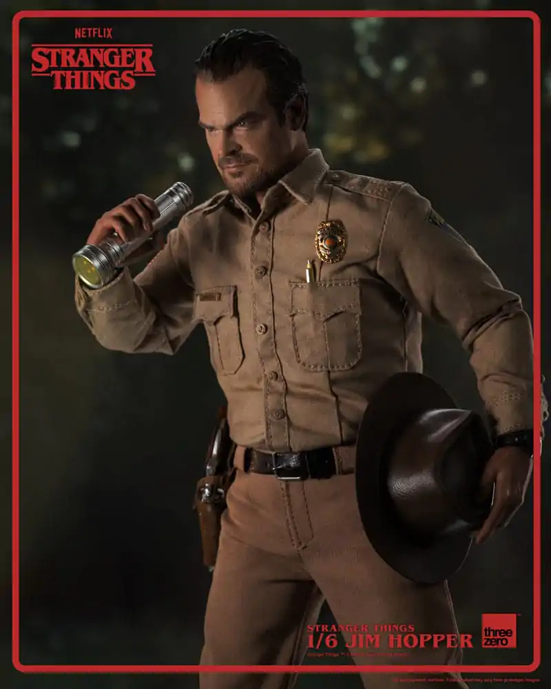 Stranger Things 1/6 Jim Hopper (Season 1) akciófigura 32 cm termékfotó