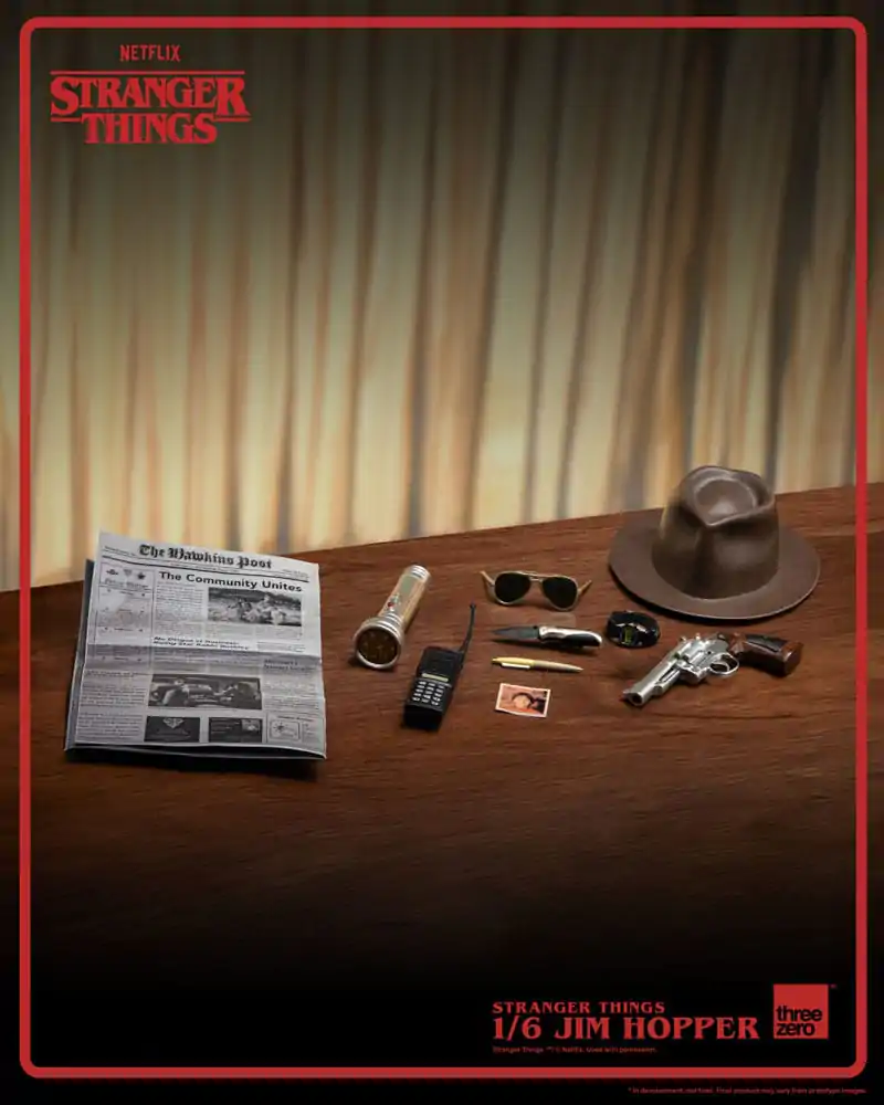 Stranger Things 1/6 Jim Hopper (Season 1) akciófigura 32 cm termékfotó