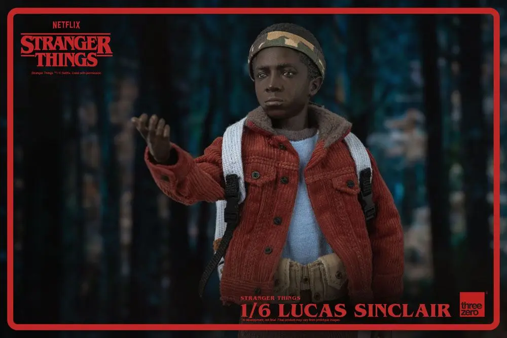 Stranger Things 1/6 Lucas Sinclair akciófigura 23 cm termékfotó