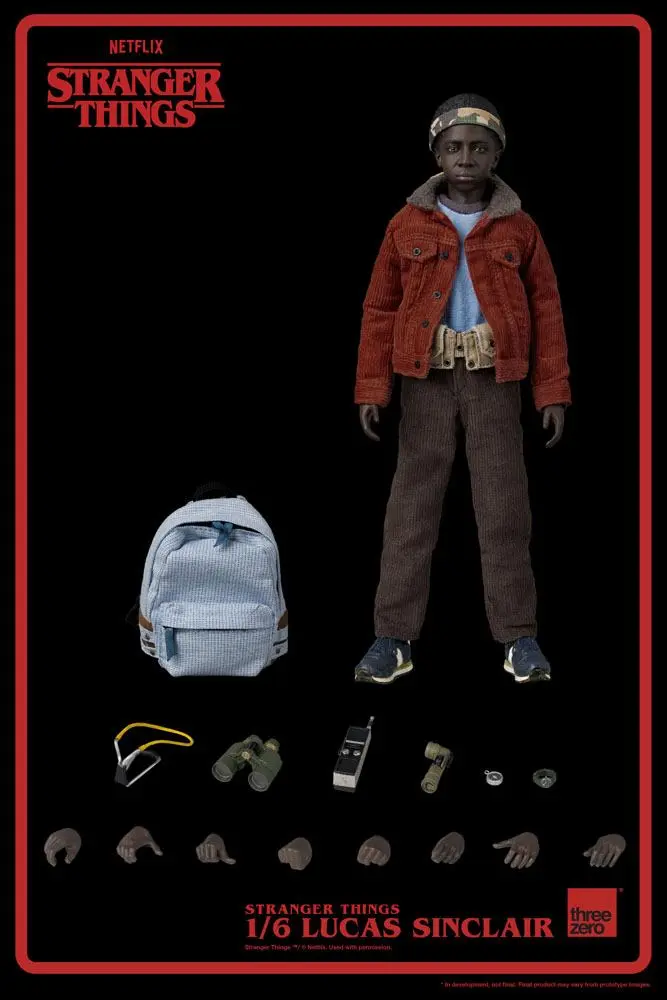 Stranger Things 1/6 Lucas Sinclair akciófigura 23 cm termékfotó