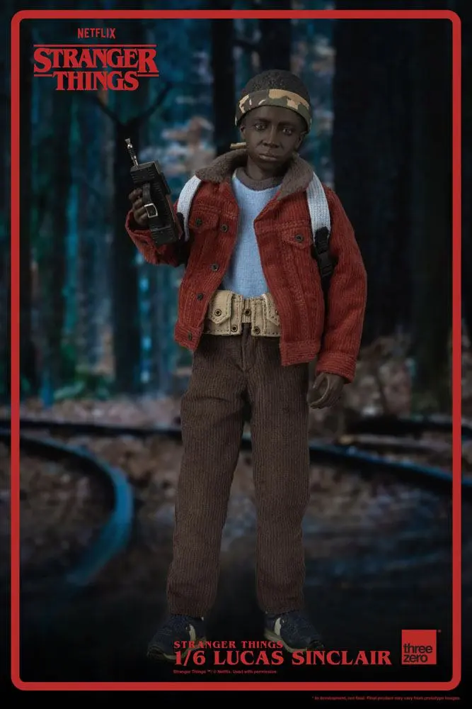 Stranger Things 1/6 Lucas Sinclair akciófigura 23 cm termékfotó