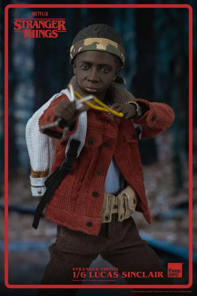 Stranger Things 1/6 Lucas Sinclair akciófigura 23 cm termékfotó