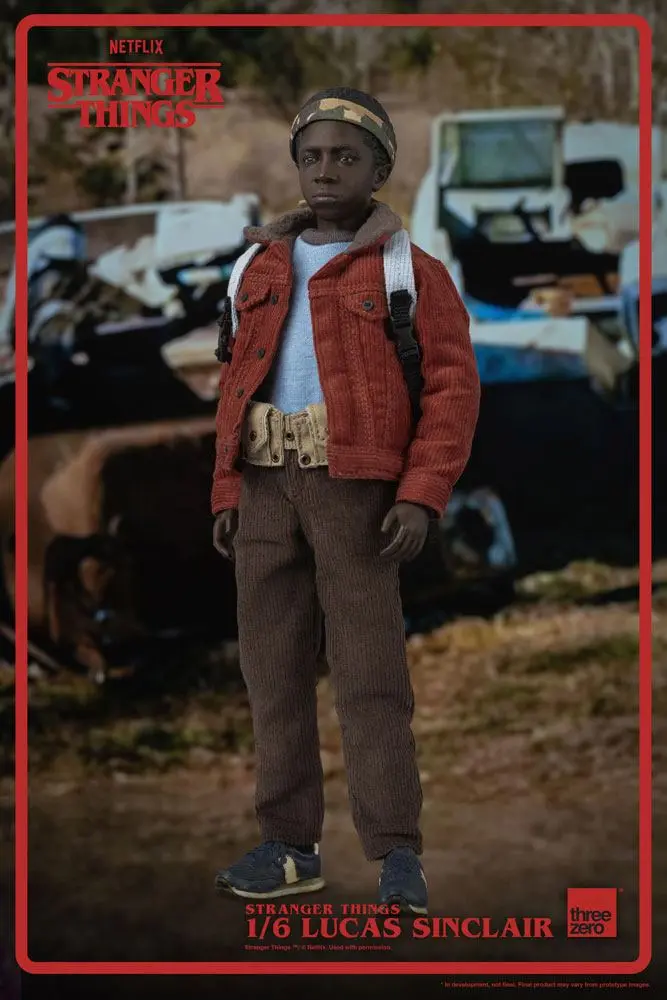 Stranger Things 1/6 Lucas Sinclair akciófigura 23 cm termékfotó