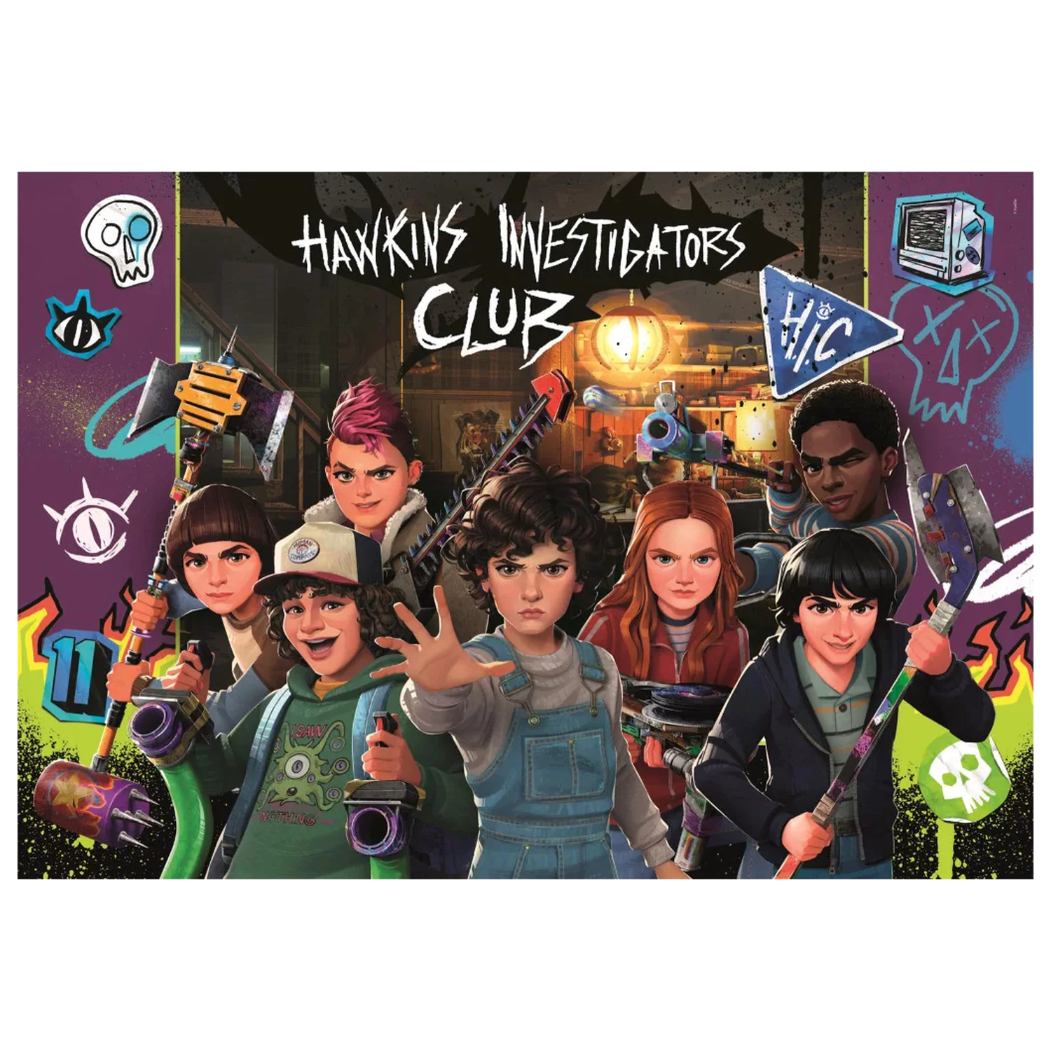 Stranger Things 180 db-os puzzle  termékfotó
