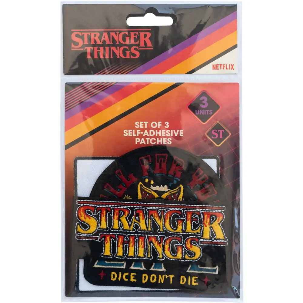 Stranger Things 3 db-os felvarró csomag termékfotó