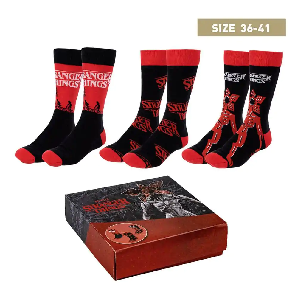 Stranger Things Socks 3-Pack 35-41 termékfotó