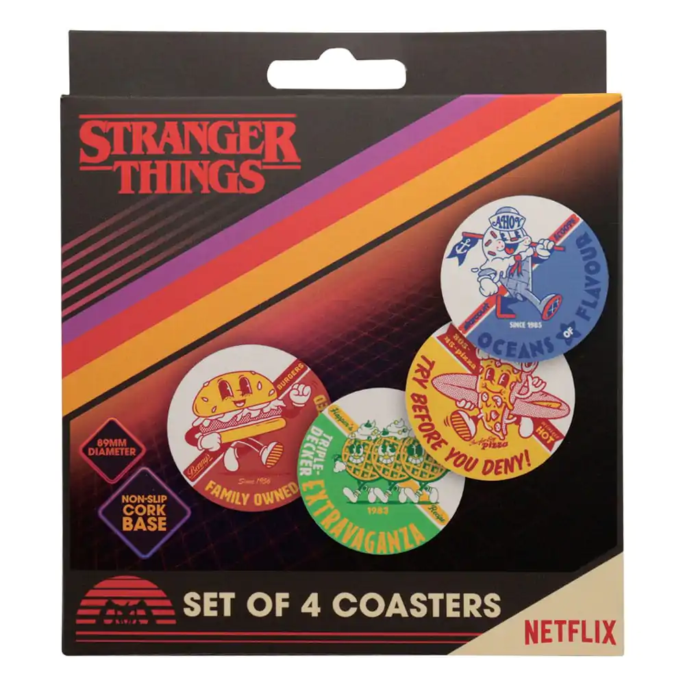 Stranger Things Coaster 4-Pack termékfotó