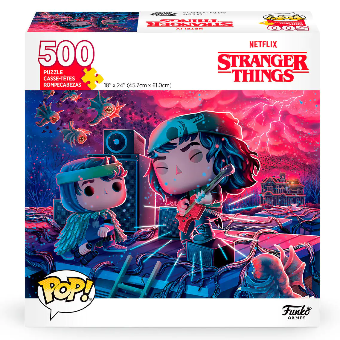 Stranger Things 4 Eddie Guitar puzzle 50db-os termékfotó