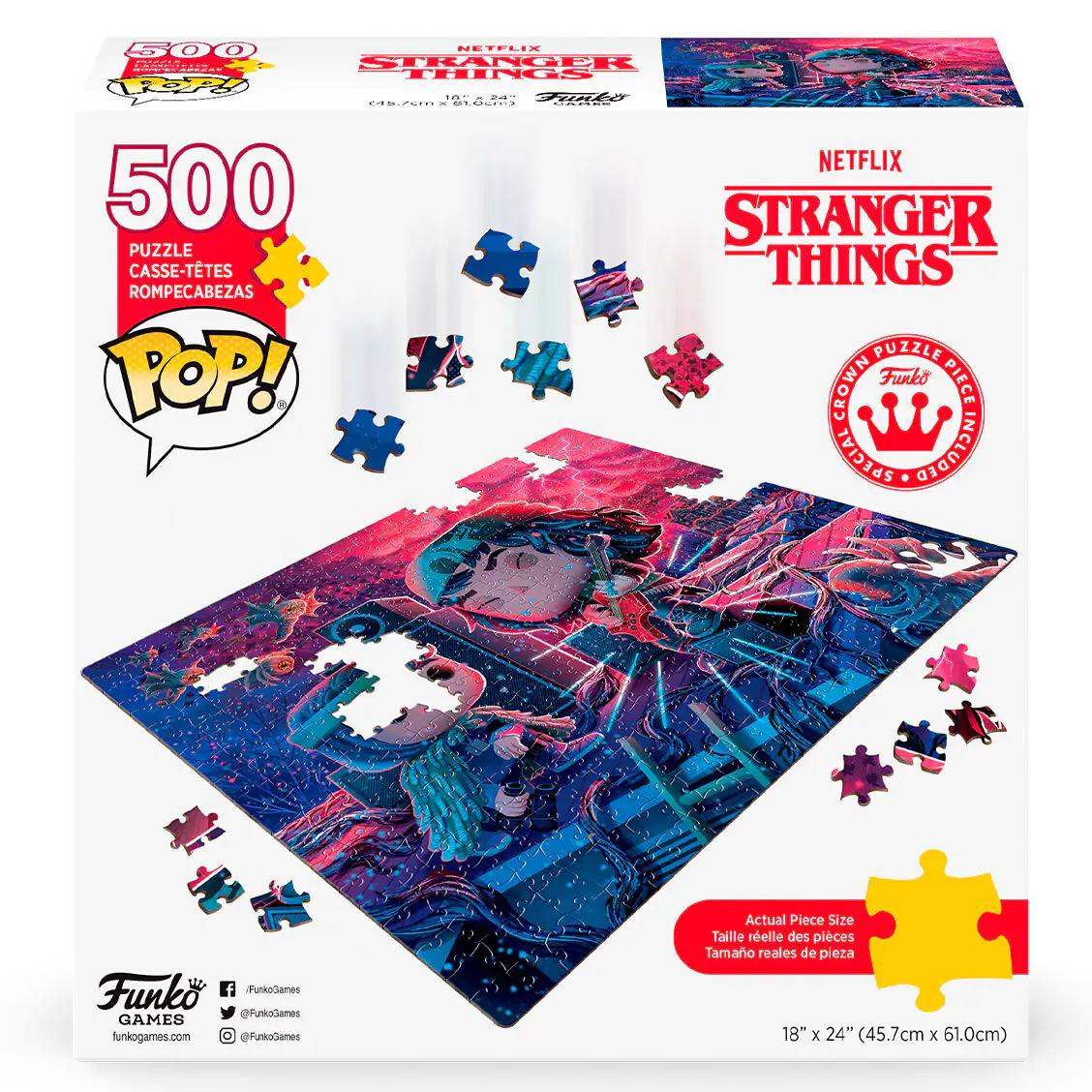Stranger Things 4 Eddie Guitar puzzle 50db-os termékfotó