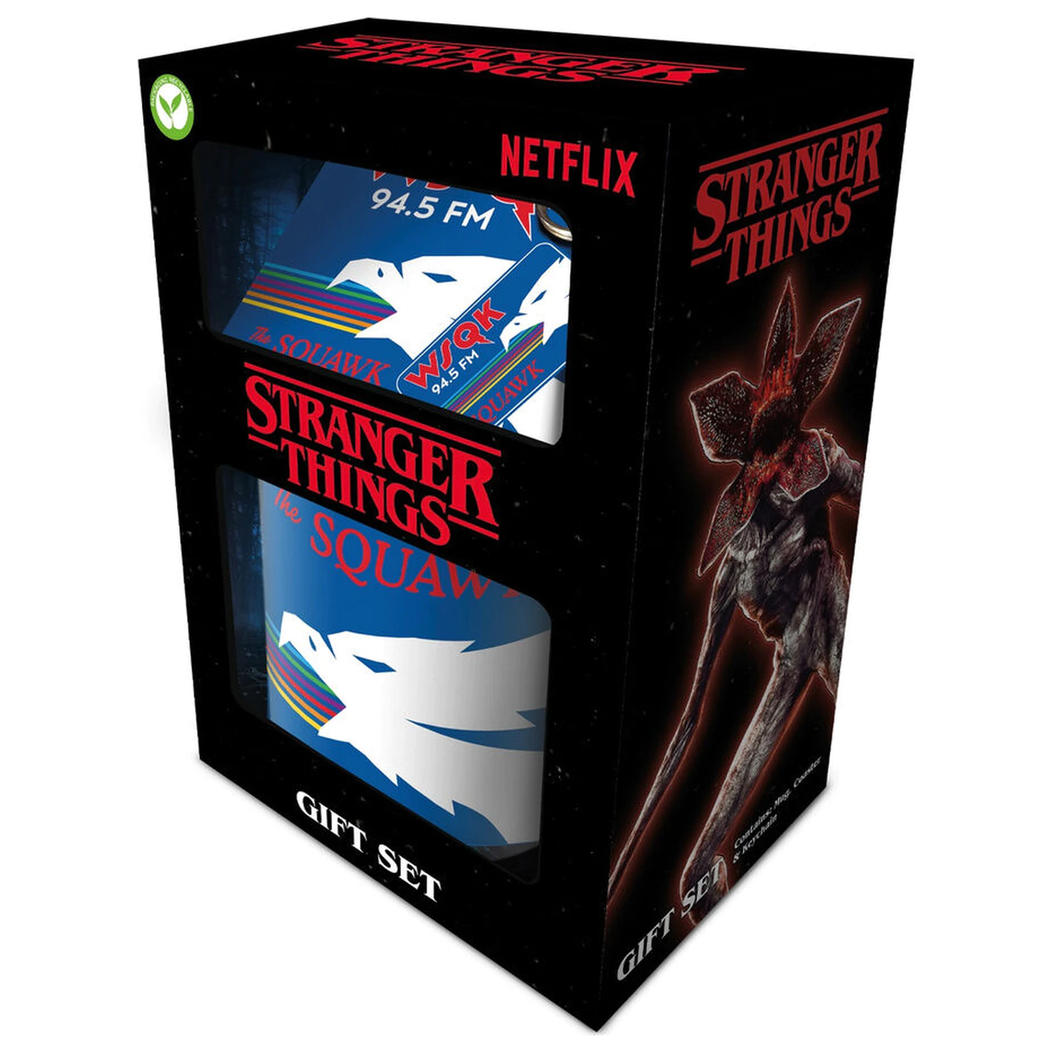 Stranger Things 5 bögre, poháralátét étkészlet és kulcstartó csomag  termékfotó
