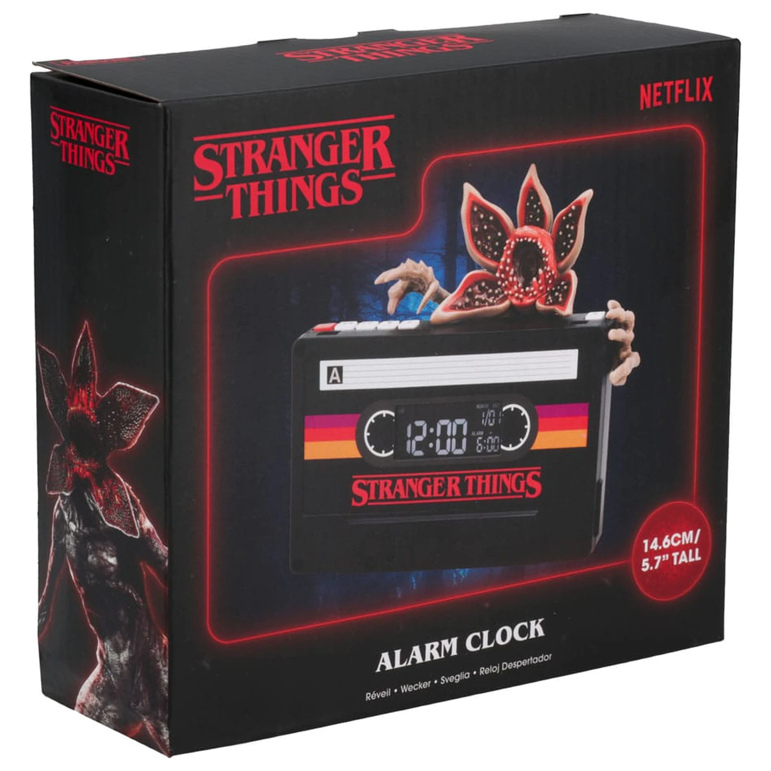 Stranger Things 5 Demogorgon Cassette ébresztőóra 15 cm termékfotó