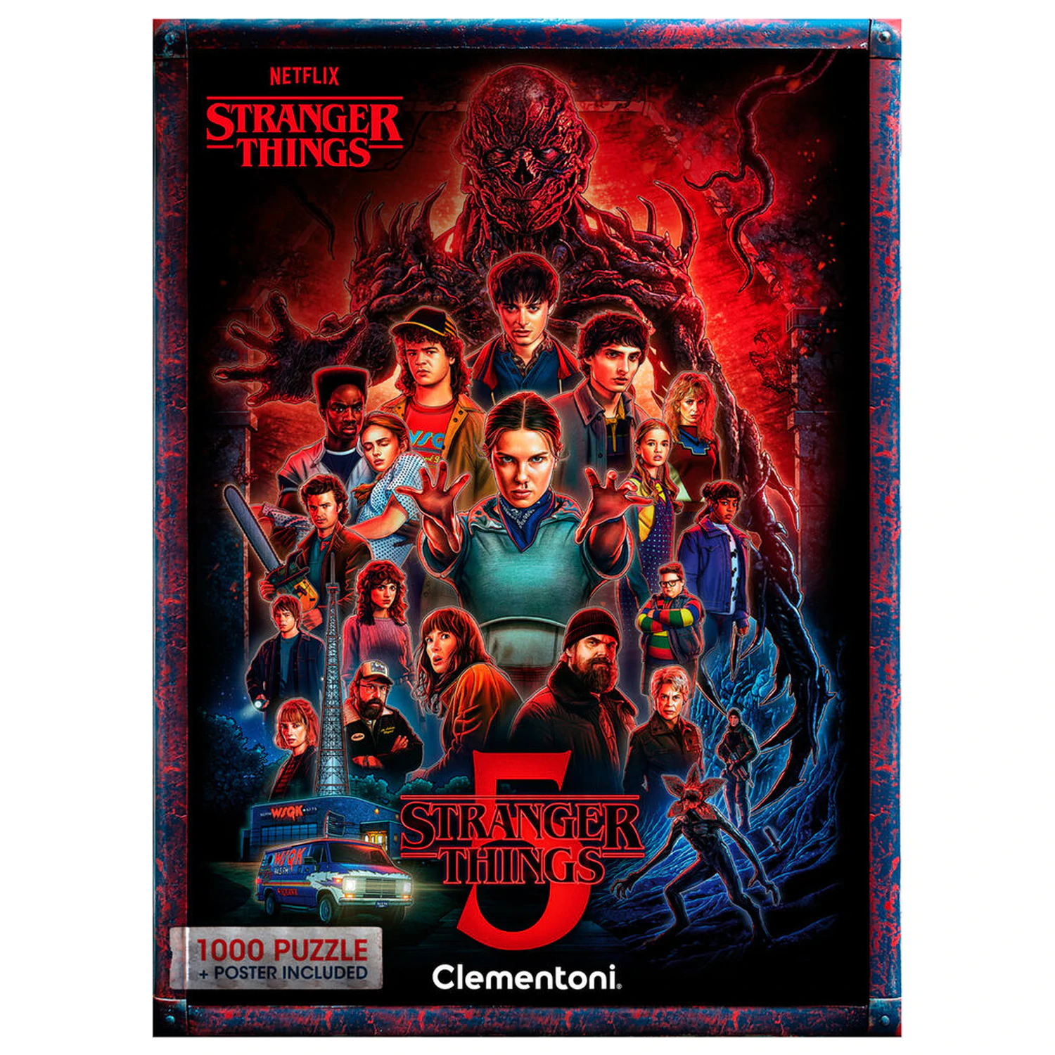 Stranger Things 5 puzzle 1000db-os termékfotó