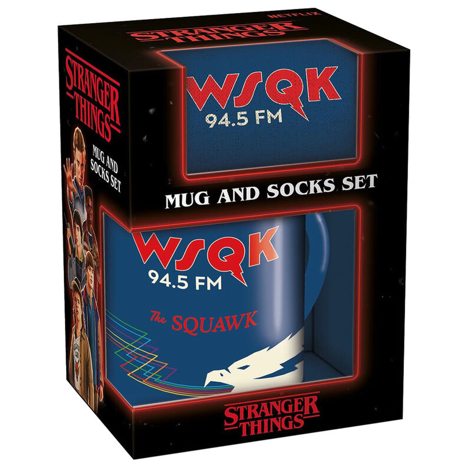 Stranger Things 5 WSQK bögre és zokni csomag termékfotó