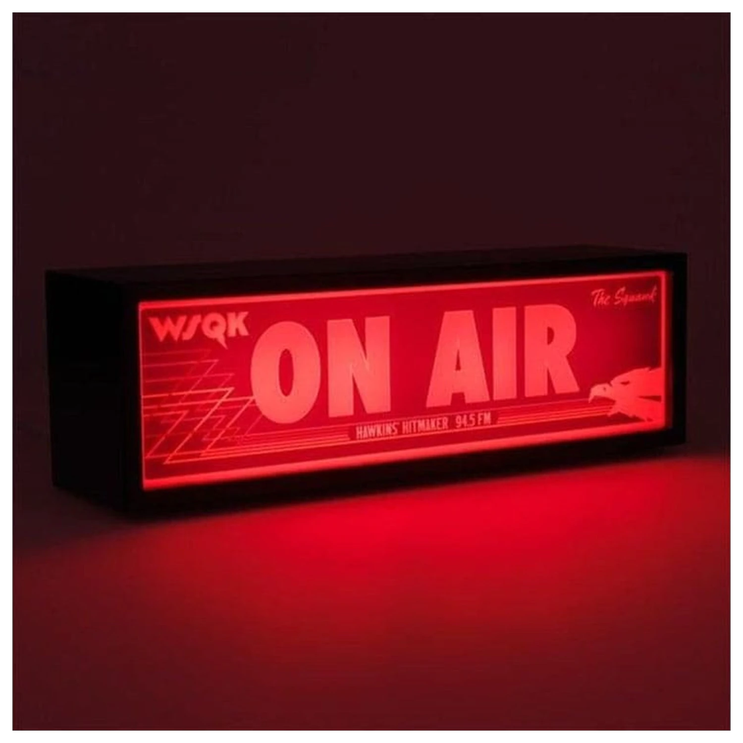 Stranger Things 5 WSQK On Air lámpa 10 cm termékfotó