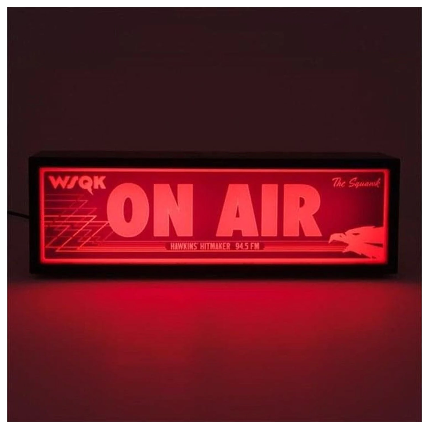 Stranger Things 5 WSQK On Air lámpa 10 cm termékfotó