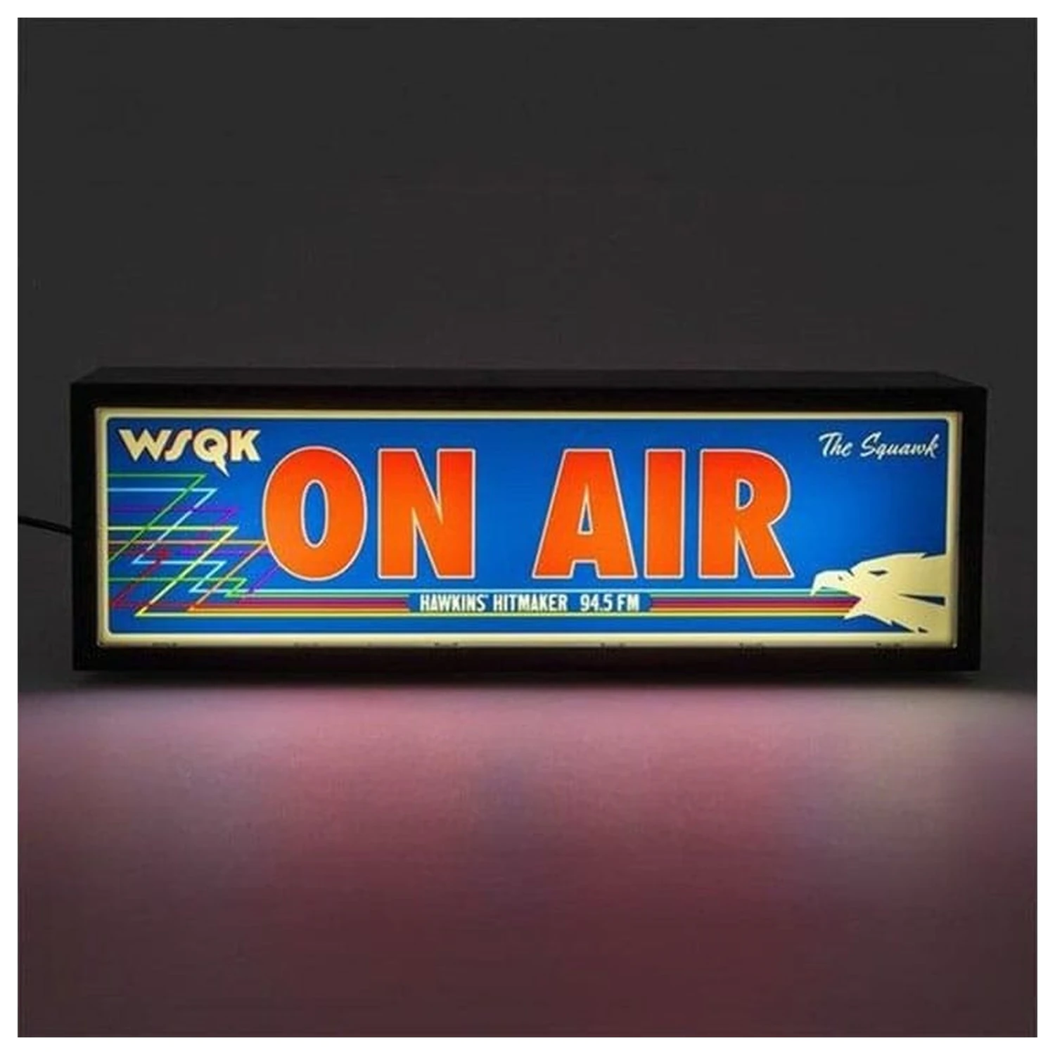 Stranger Things 5 WSQK On Air lámpa 10 cm termékfotó