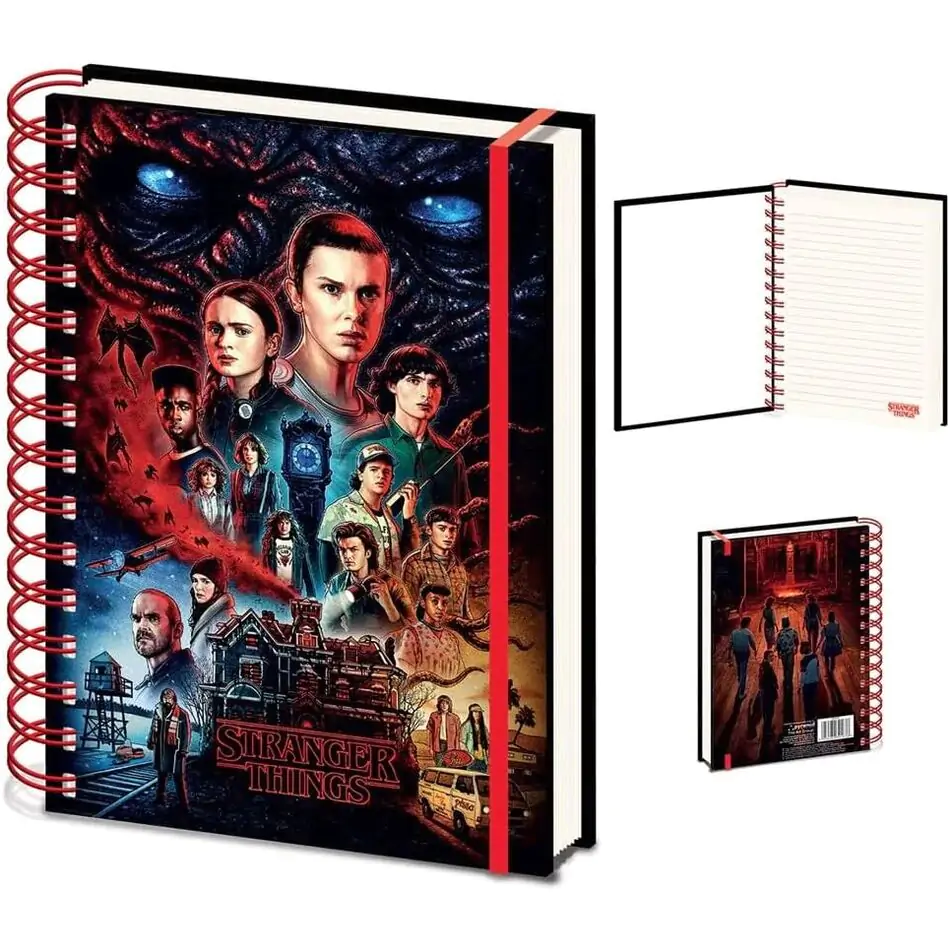 Stranger Things A5 jegyzetfüzet termékfotó
