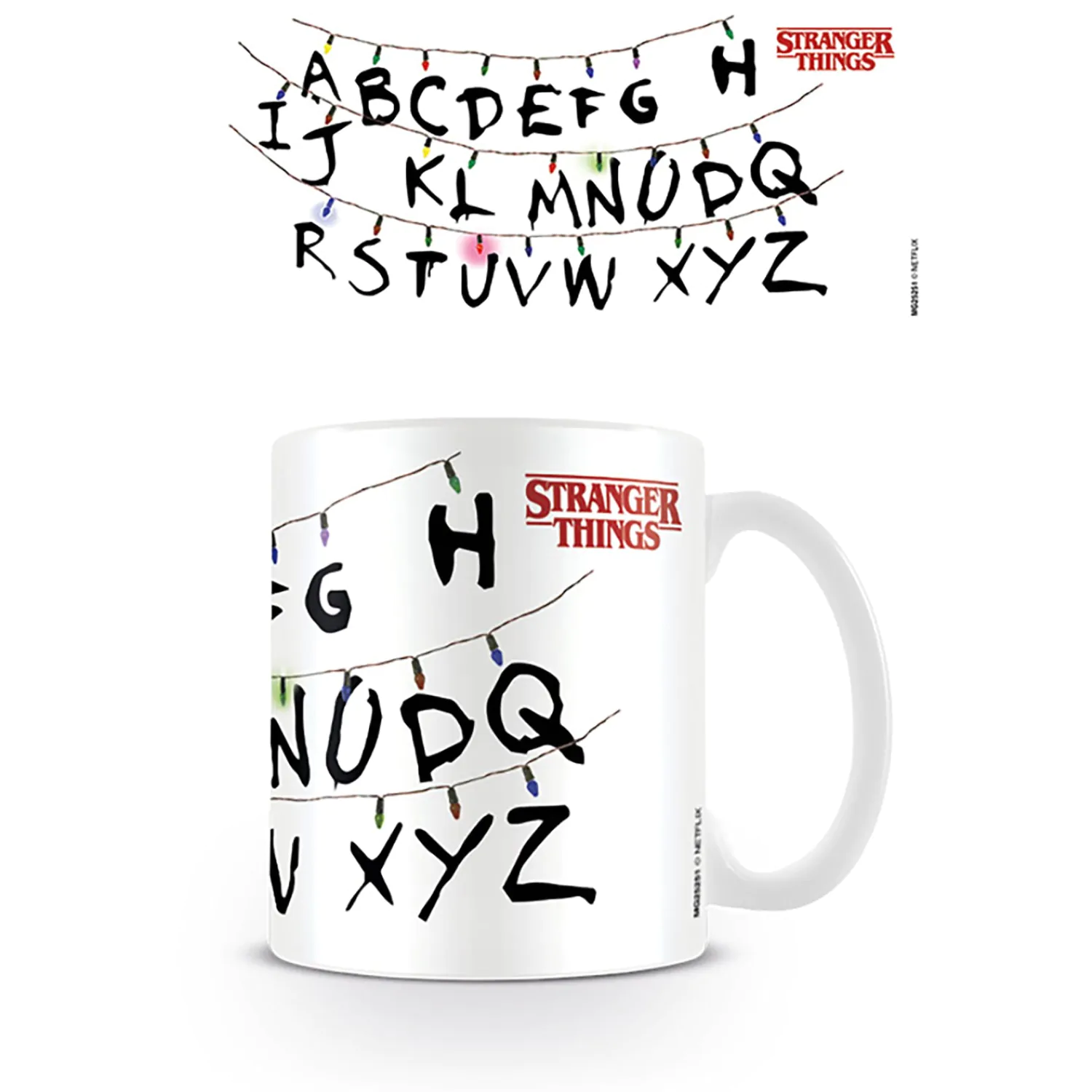 Stranger Things Ábc bögre termékfotó