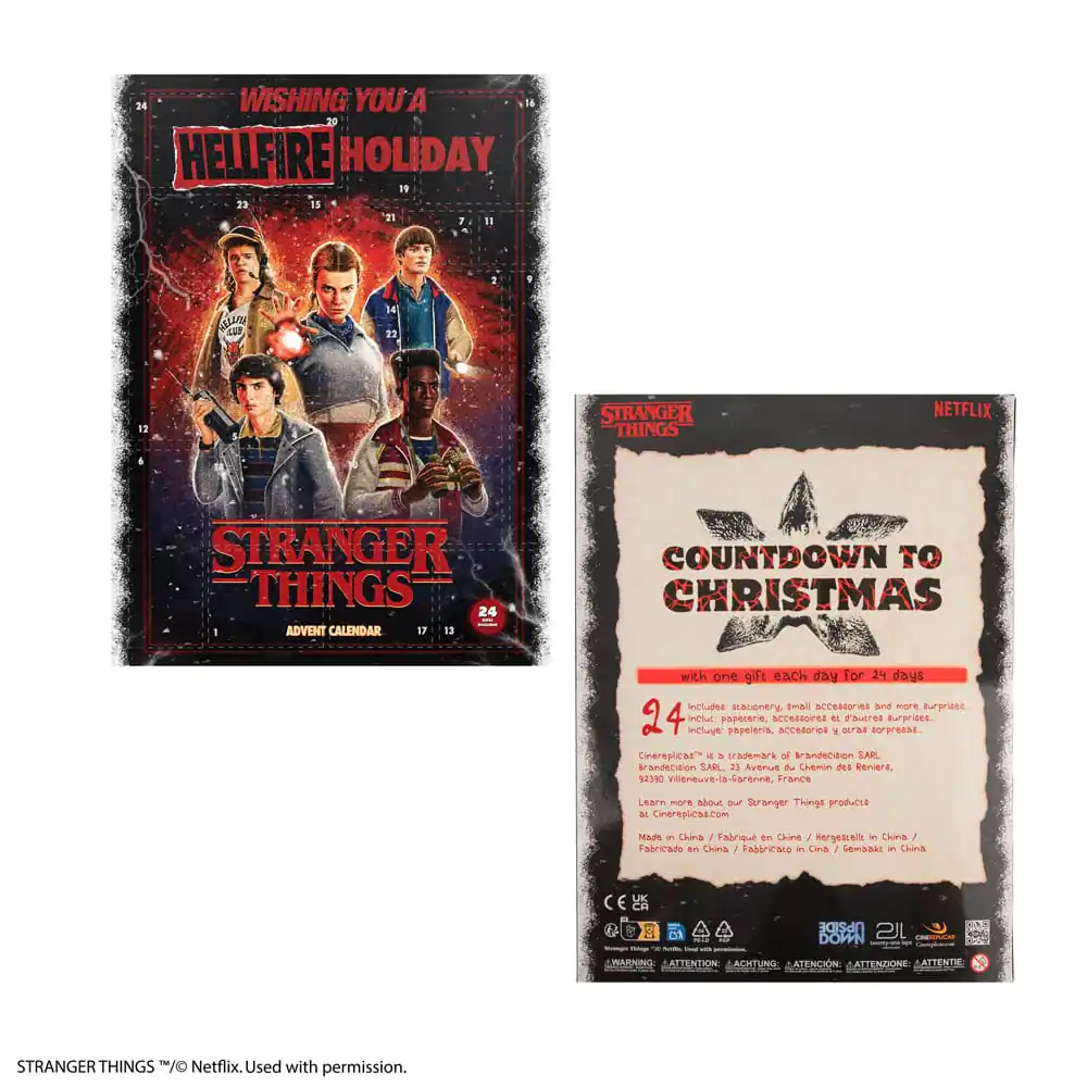 Stranger Things adventi kalendárium 2025 termékfotó