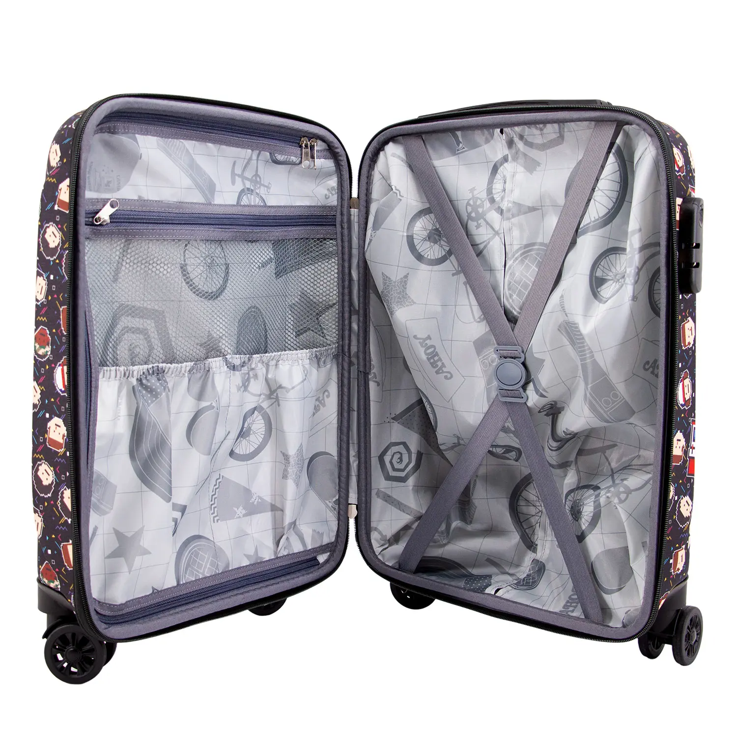 Stranger Things Bits bőrönd 4 kerekes 54cm termékfotó