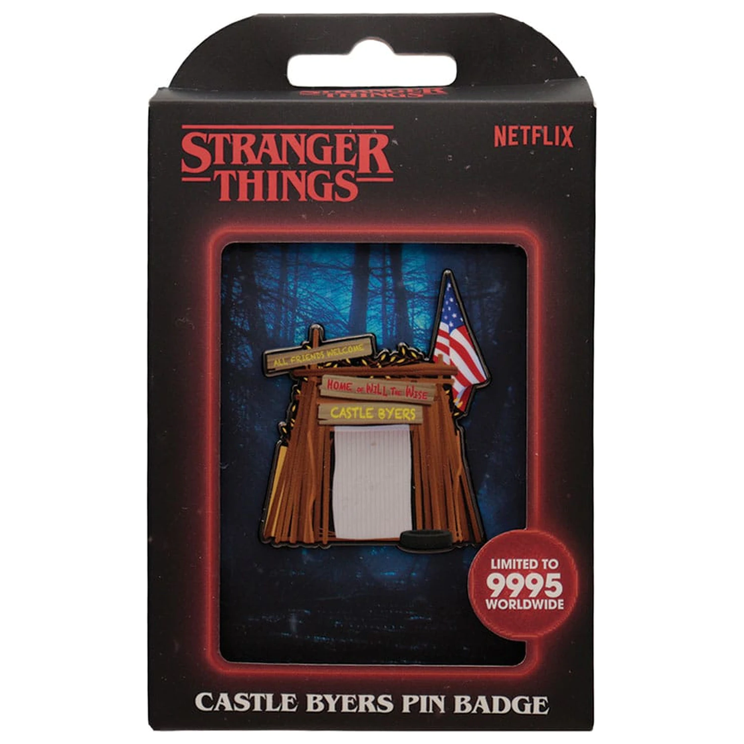 Stranger Things Castle Byers Limitált kiadás kitűző    termékfotó