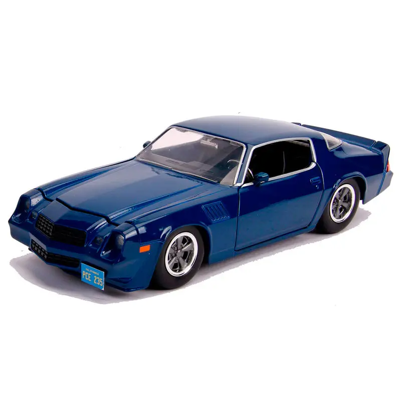 Stranger Things Chevy Camaro 1979 Z28 fém autó &amp; érme szett termékfotó