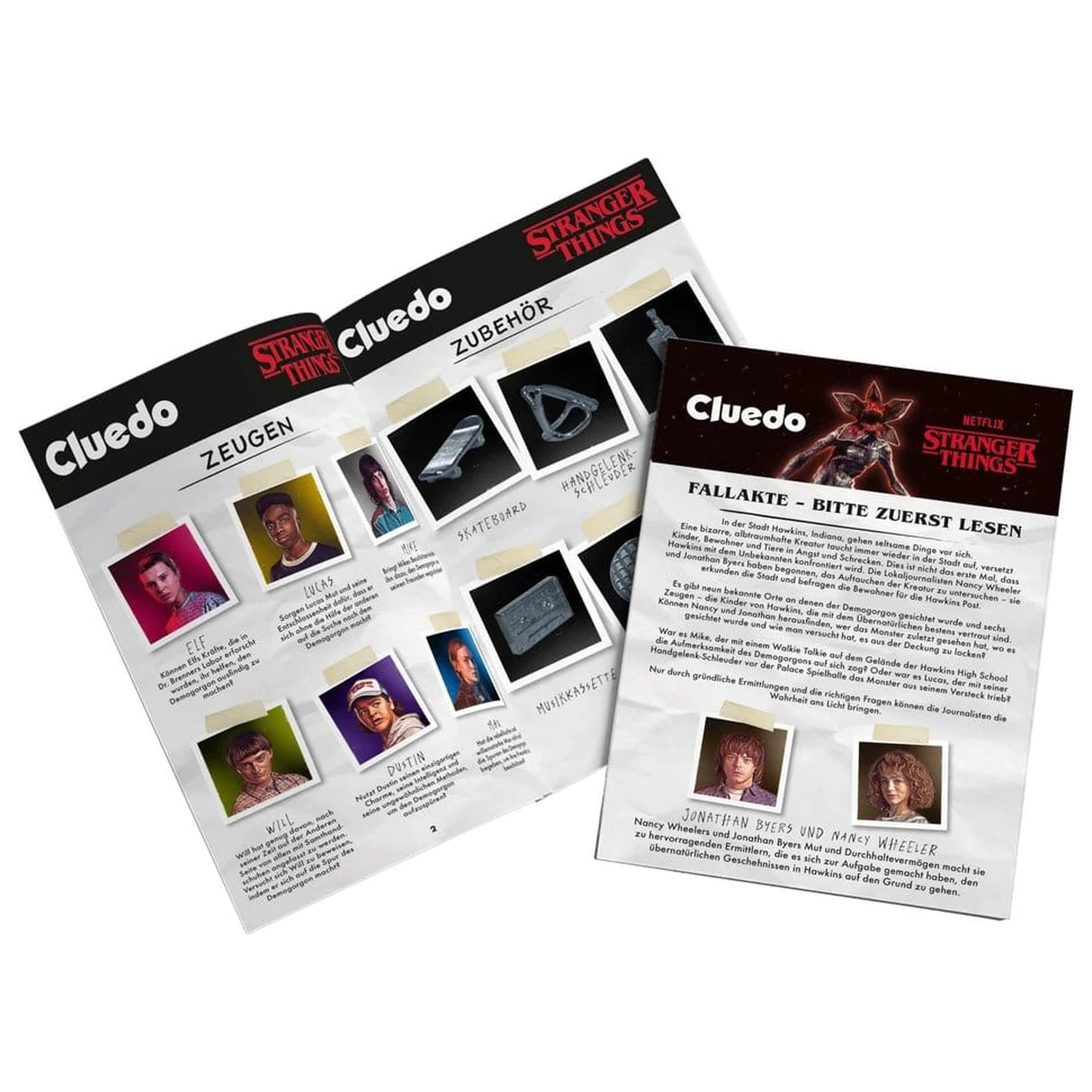 Stranger Things Clue német nyelvű társasjáték termékfotó