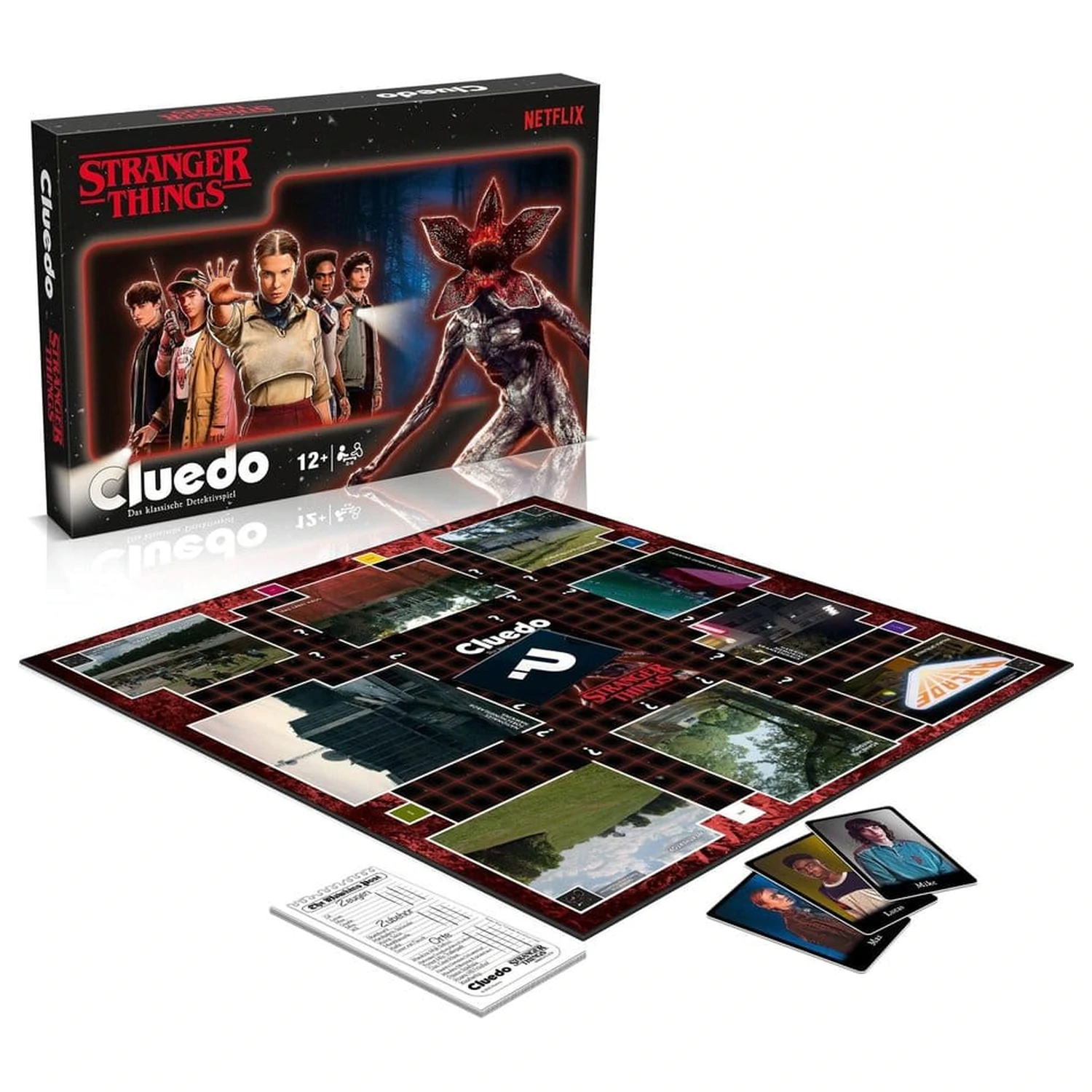 Stranger Things Clue német nyelvű társasjáték termékfotó
