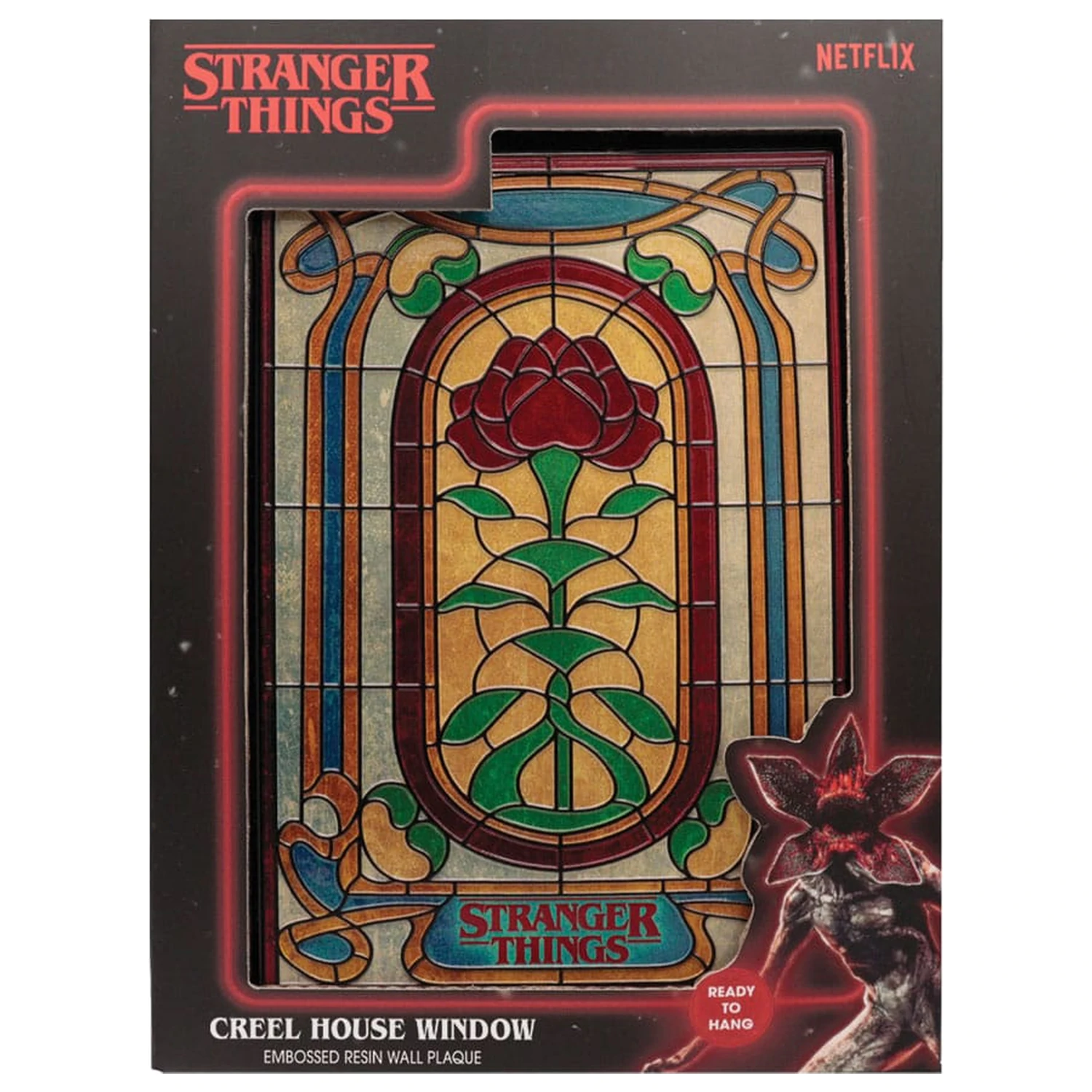 Stranger Things Creel House Stained Glass Window gyanta plakett  termékfotó