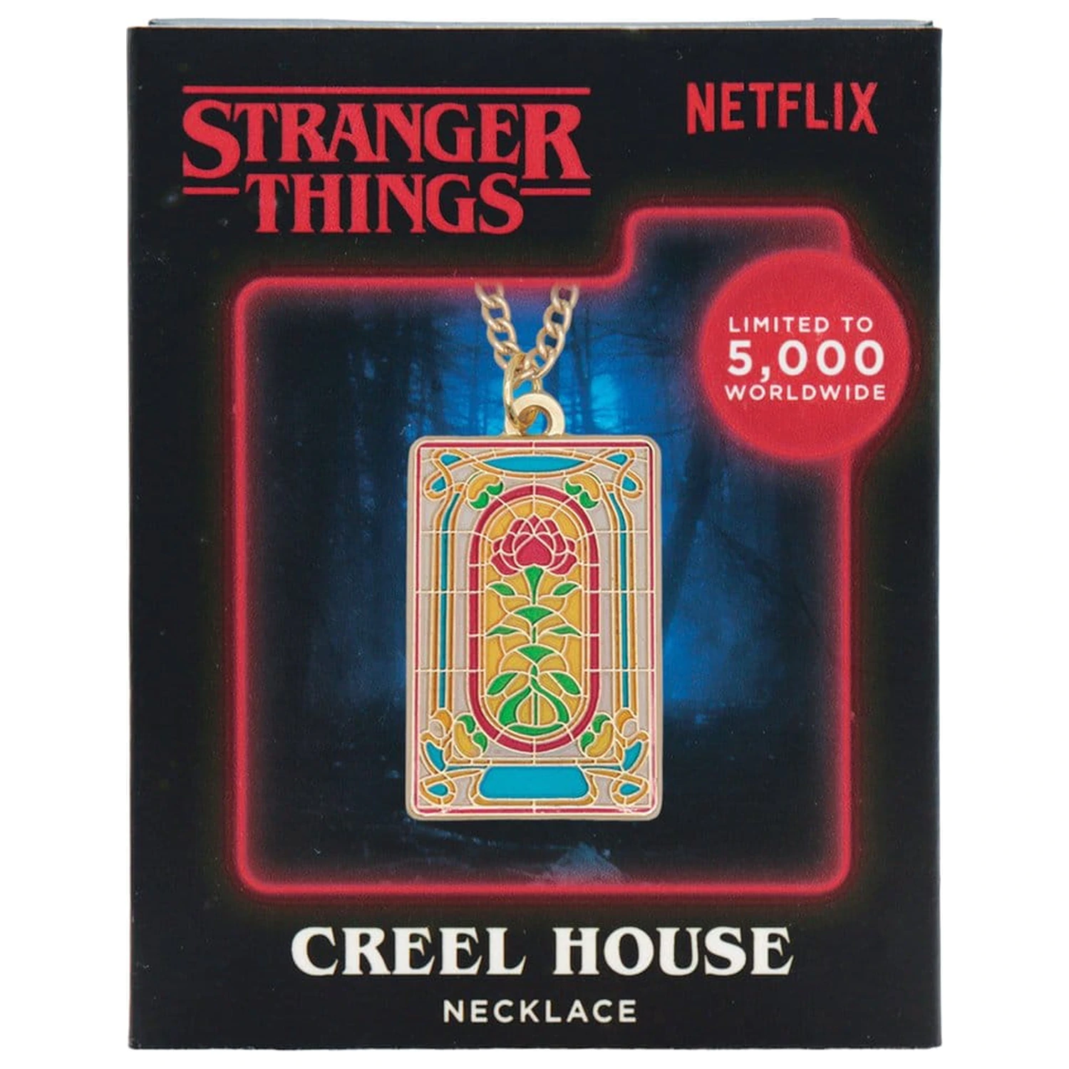 Stranger Things Creel House Window nyaklánc  Limitált kiadás 3 x 2 cm termékfotó