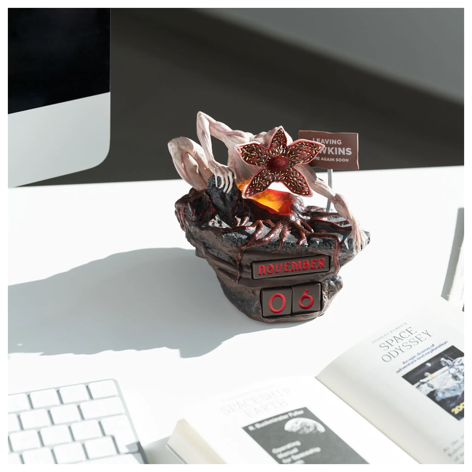 Stranger Things Demogorgon 3D öröknaptár naptár termékfotó