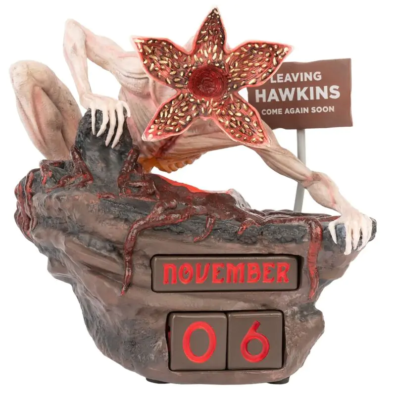 Stranger Things Demogorgon 3D perpetual calendar termékfotó