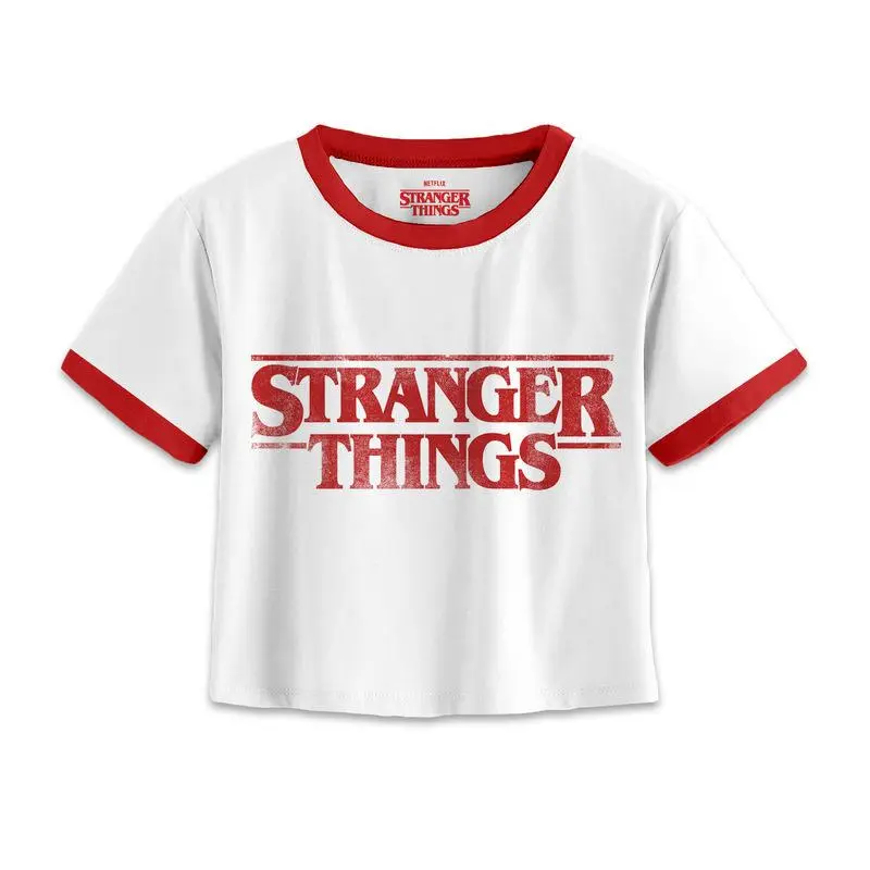 Stranger Things Distressed Logo póló termékfotó