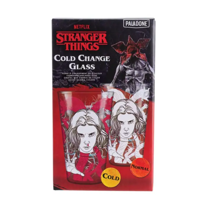 Stranger Things Eleven - Colour Change Glass hőre változó pohár termékfotó