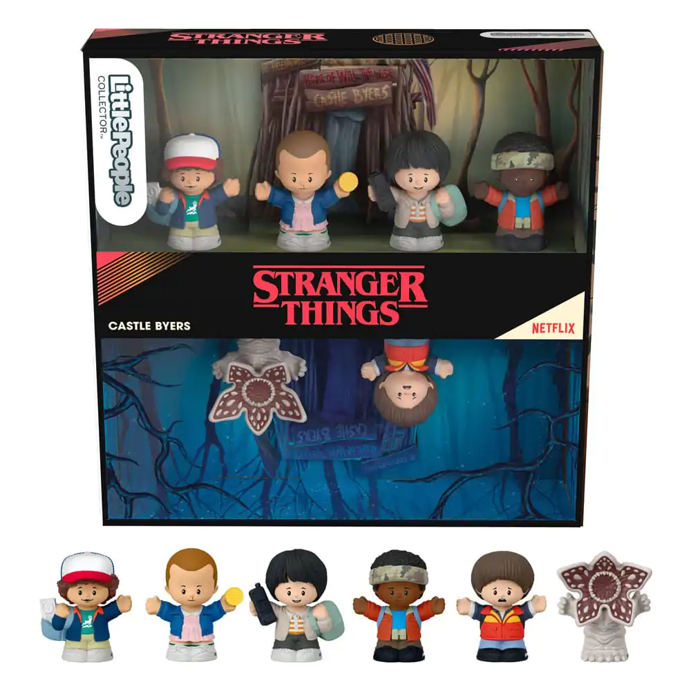 Stranger Things Fisher-Price Little People Collector 6-Pack Castle Byers 6 db-os Mini figura csomag 7 cm termékfotó