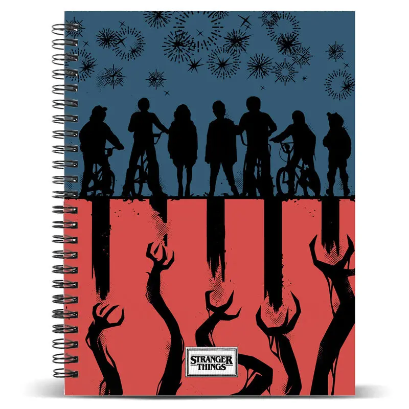 Stranger Things Flag A5 jegyzetfüzet termékfotó