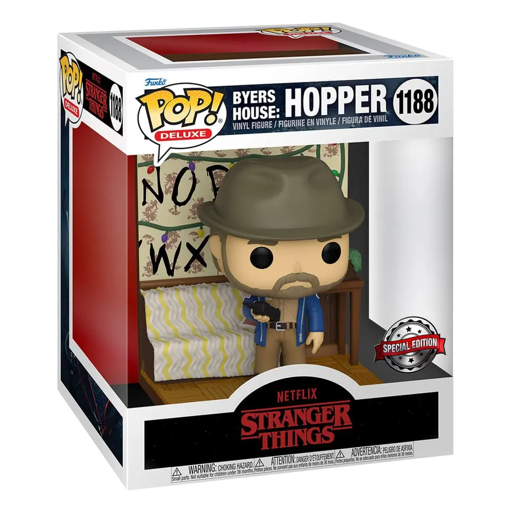 Stranger Things Funko POP! Deluxe Vinyl figura Byers House: Hopper 9 cm termékfotó