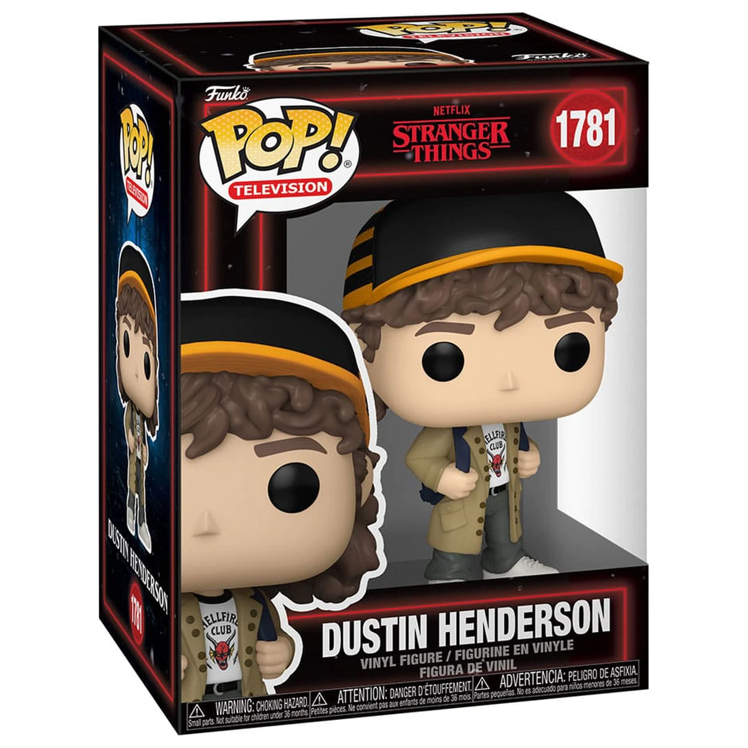 Stranger Things Funko POP! Television Vinyl figura Dustin Henderson 9 cm termékfotó