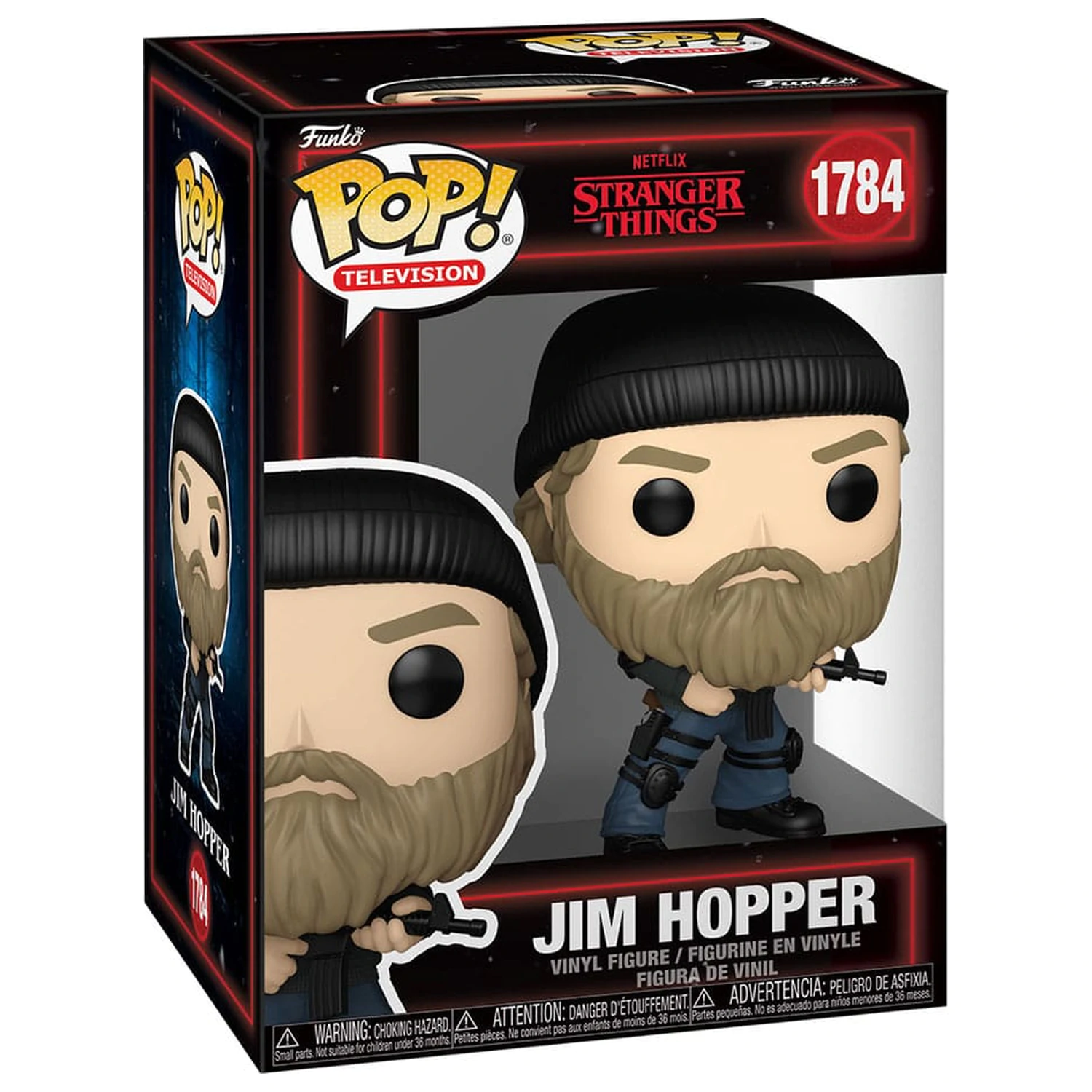 Stranger Things Funko POP! Television Vinyl figura Jim Hopper 9 cm termékfotó