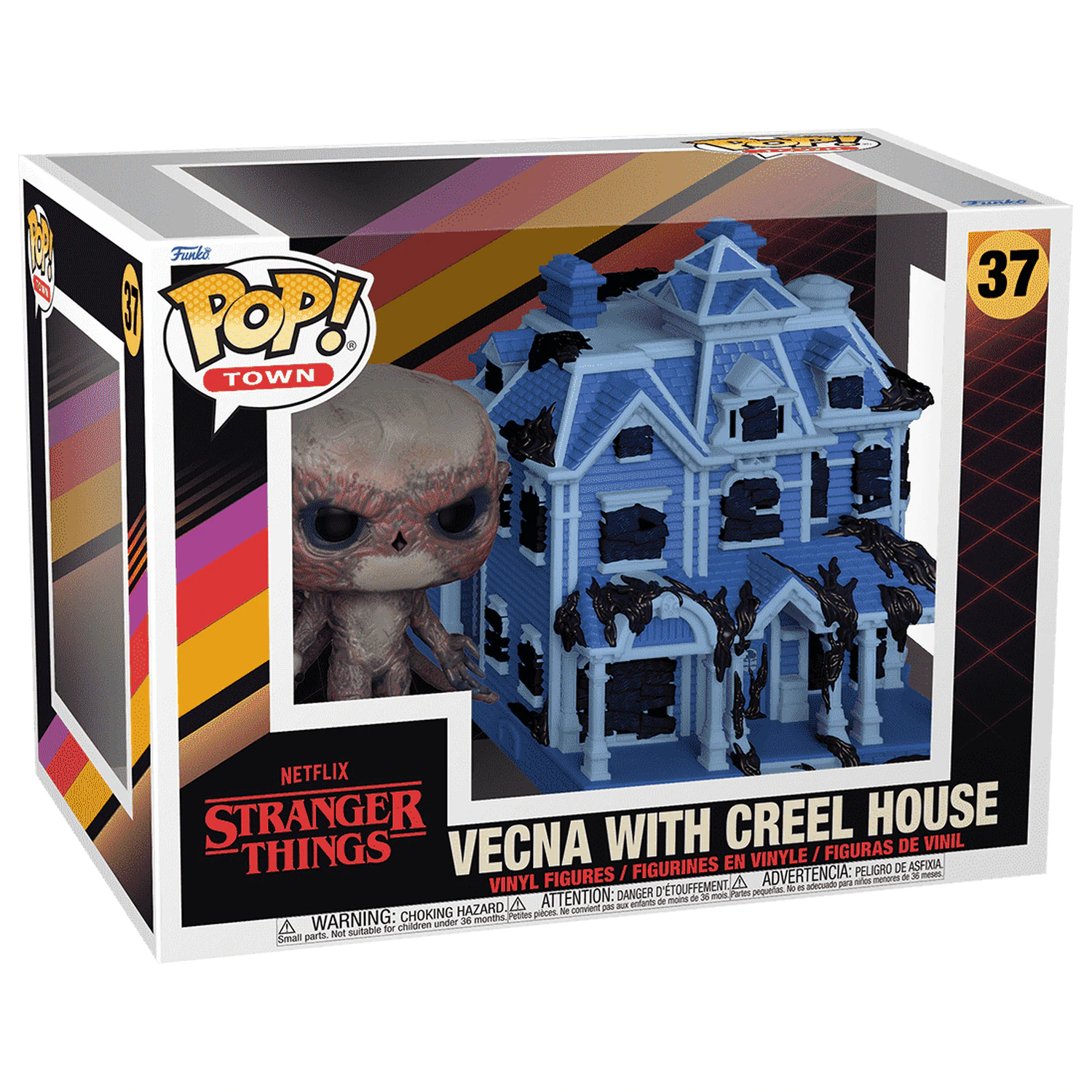 Stranger Things Funko POP! Town Vinyl figura Vecna with Creel House 9 cm termékfotó