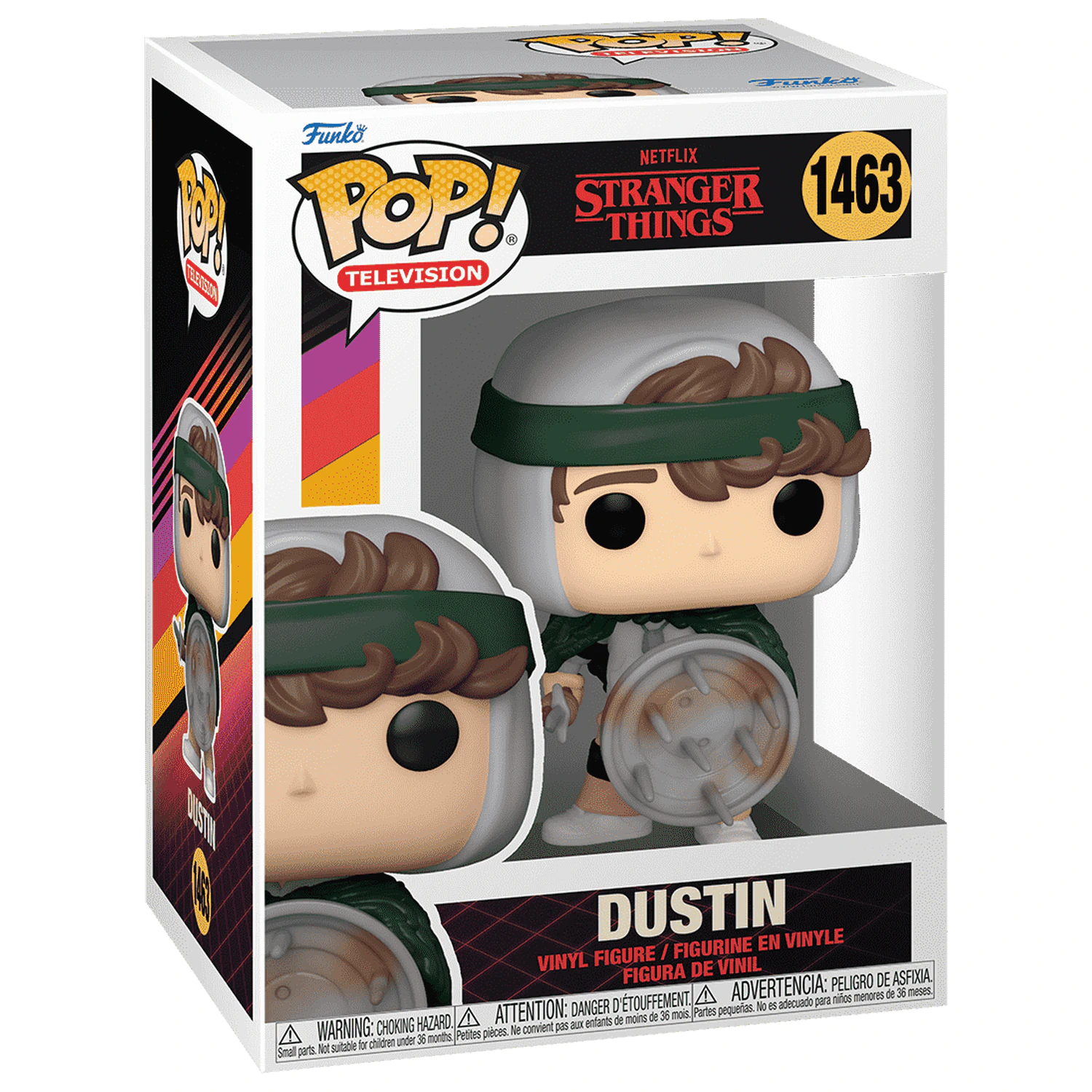 Stranger Things Funko POP! TV Vinyl figura Hunter Dustin with Shield 9 cm termékfotó