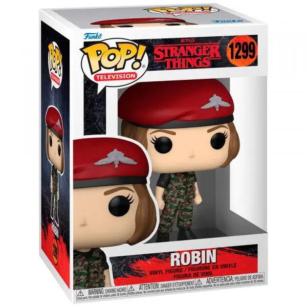 Stranger Things Funko POP! TV Vinyl figura Hunter Robin 9 cm termékfotó