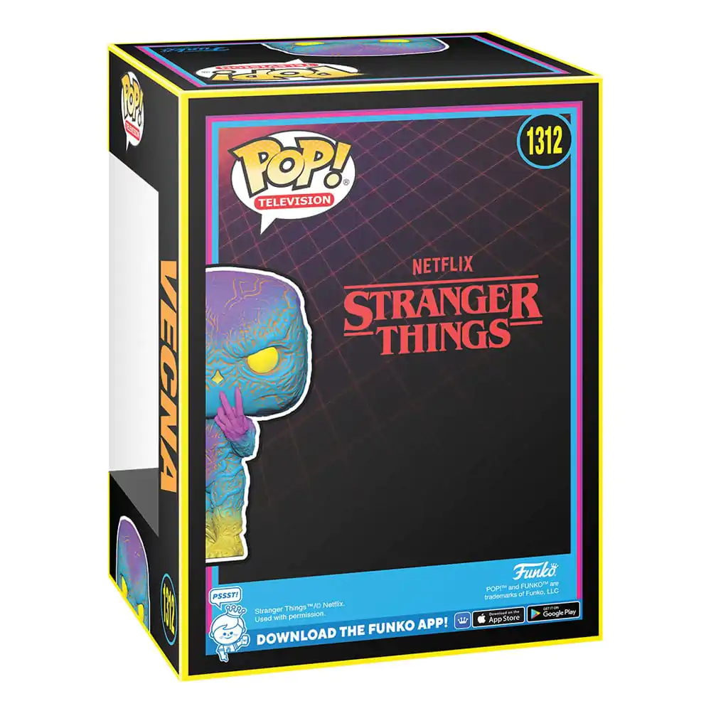 Stranger Things Funko POP! TV Vinyl figura Vecna(BLKLT) 9 cm termékfotó