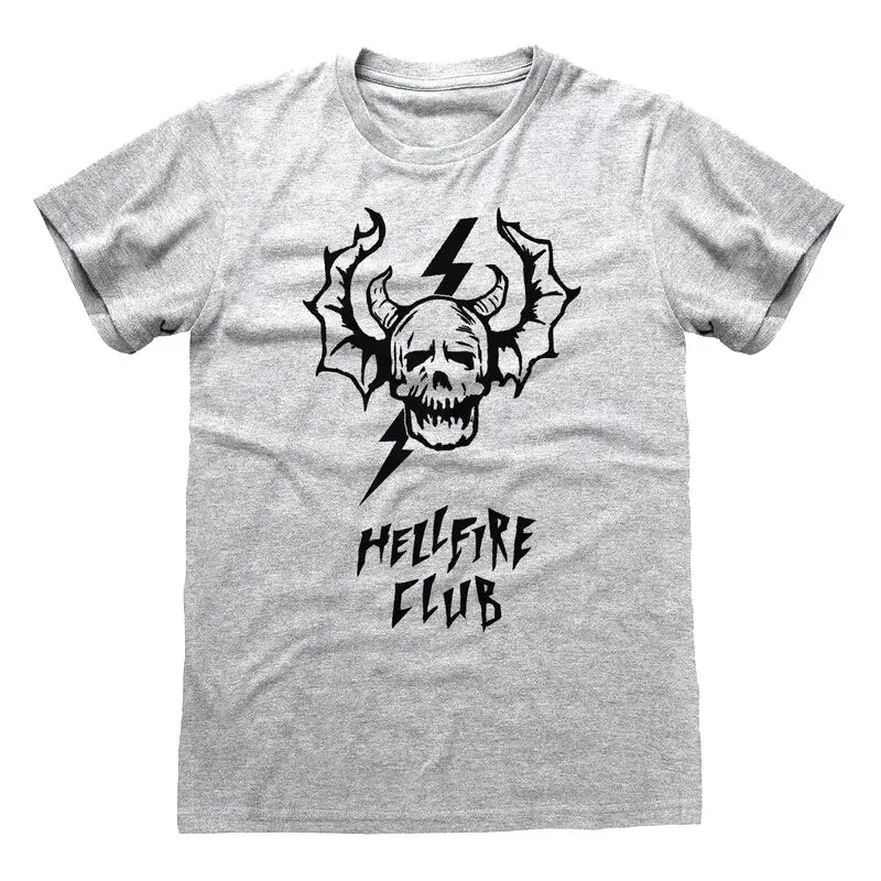 Stranger Things Hellfire Skull póló termékfotó