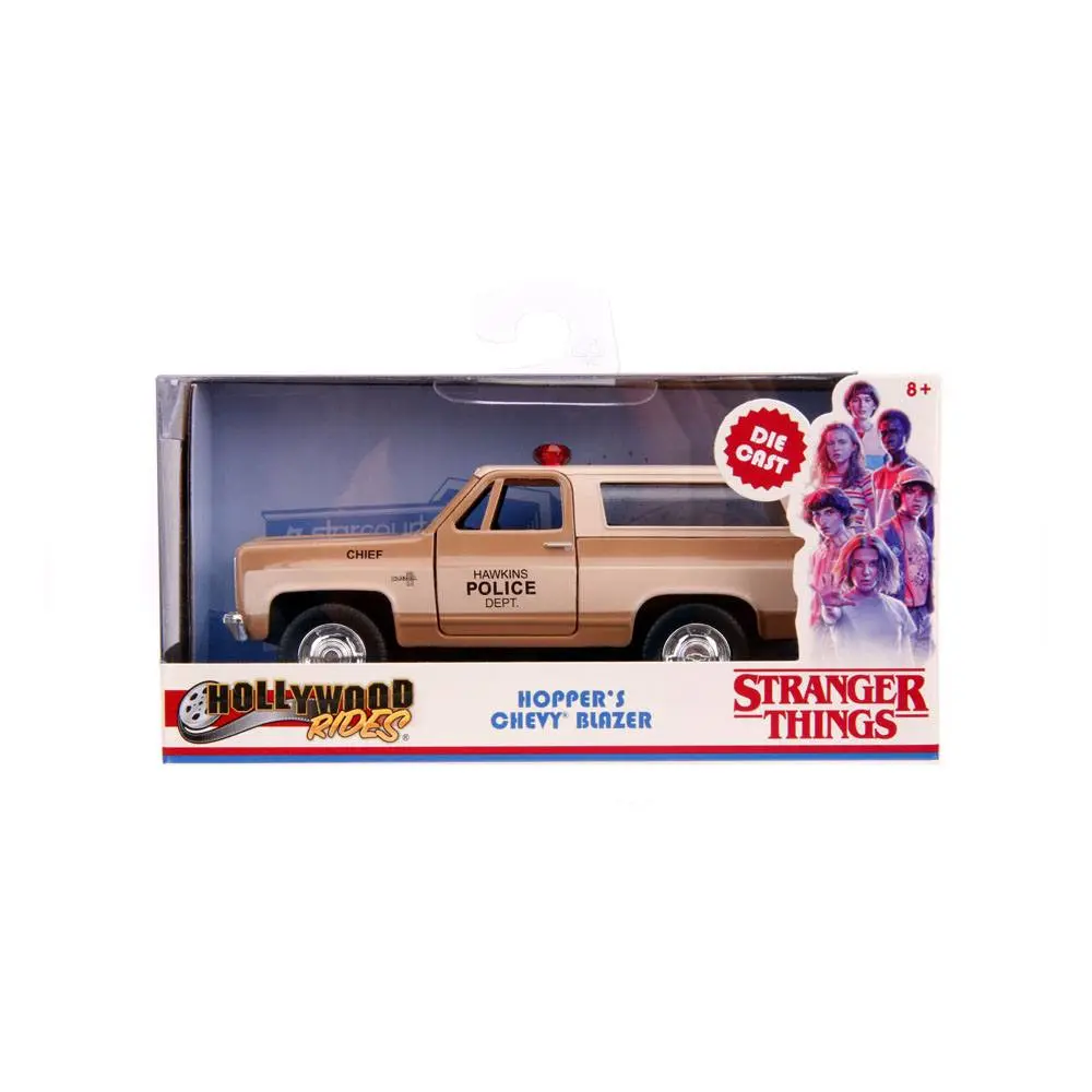 Stranger Things Hollywood Rides Diecast Model 1/32 1980 Chevy K5 Blazer termékfotó