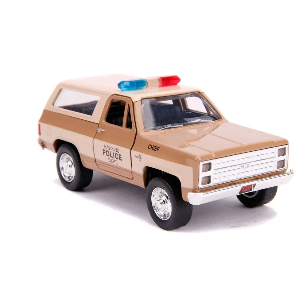Stranger Things Hollywood Rides Diecast Model 1/32 1980 Chevy K5 Blazer termékfotó