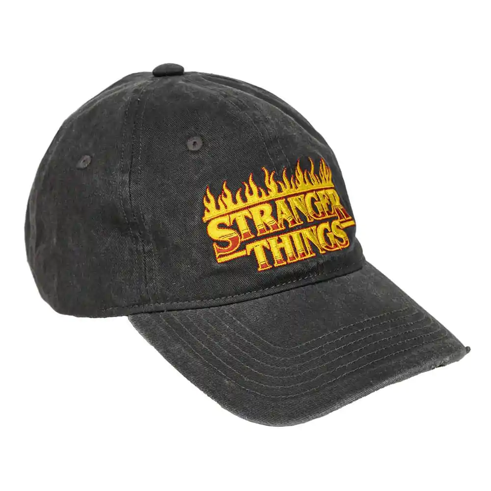 Stranger Things Baseball Cap Logo Burning termékfotó