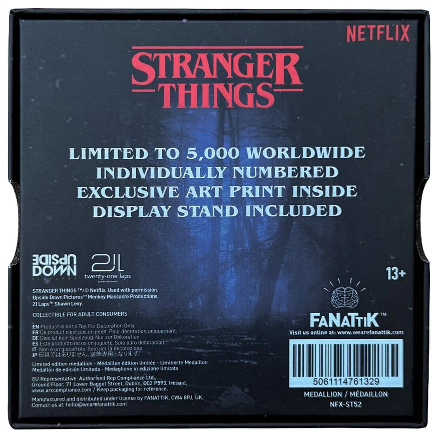Stranger Things Medallion Eleven & Mind Flayer Limitált kiadás termékfotó
